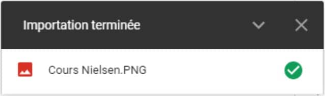 Exemple de feedback dans Google Drive