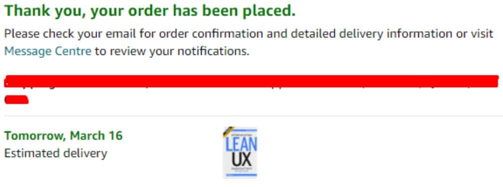 Example of closure on Amazon