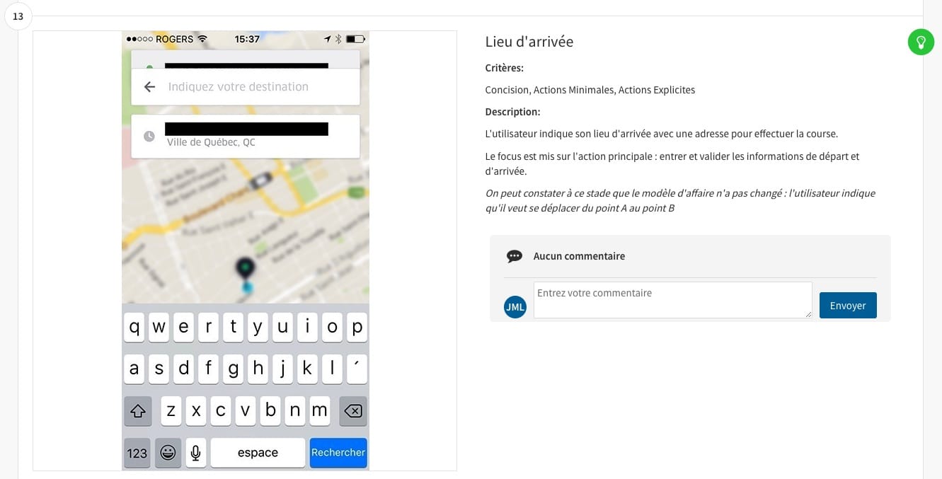 Évaluation ergonomique de l’appli Uber